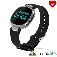 E08 Smart Bracelet Heart Rate Monitor Intelligent Wristband Sport Wrist band Clock Water-proof Bluetooth 4.0 For iOS Android