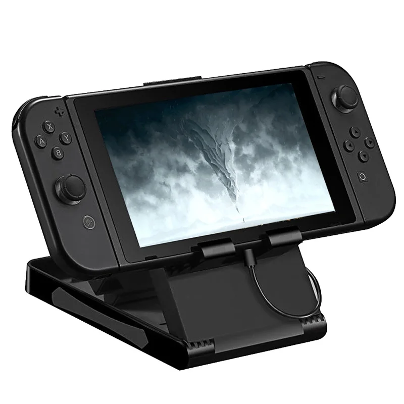 

Anti-Slip Adjustable Foldable ABS Compact Bracket Playstand Stand Holder for Nintendo Nintend Switch NS NX Console Controller