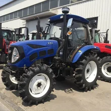 90hp 4WD высококачественный сельскохозяйственный трактор с кабиной