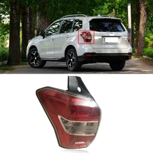 Capqx для Subaru Forester 2013- задний бампер сигнальная лампочка предупреждающая парковочные Стоп лампа задний свет, задний фонарь фара