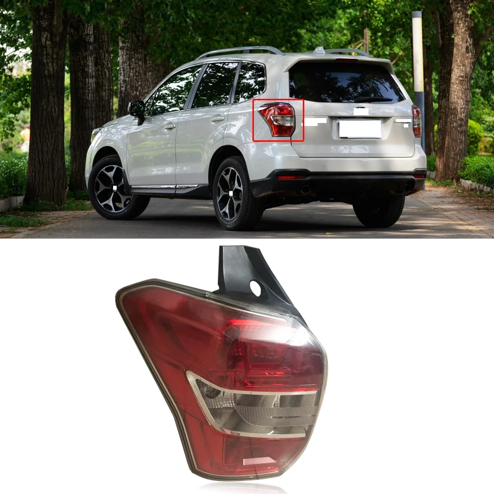 

CAPQX For Subaru Forester 2013-2015 Rear Bumper tail light Brake light warning Parking stop lamp Taillight Taillamp headlight