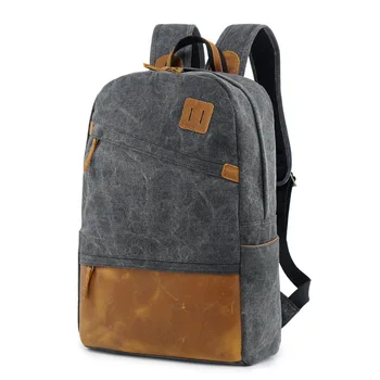 

Canvas backpack laptop bag 278#