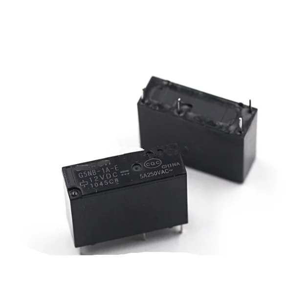 

10PCS Relay G5NB-1A-E-5VDC G5NB-1A-E-12VDC G5NB-1A-E-24VDC 5V 12V 24V 5A250V 4Pin