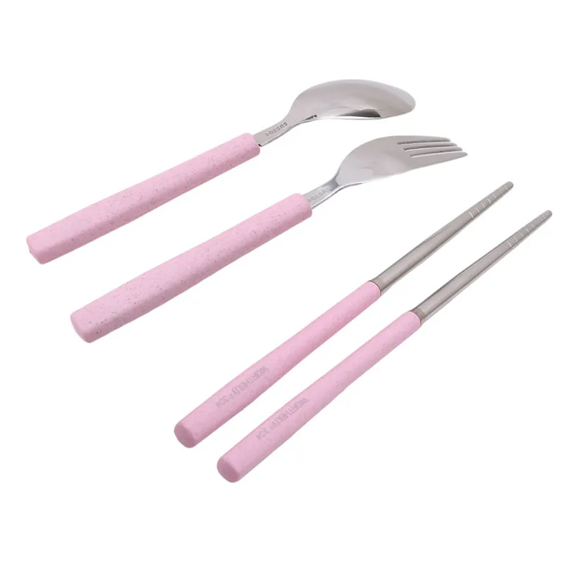 Комплект переносной посуды походные столовые приборы вилка Spork нож из нержавеющей стали набор столовых приборов для пикника и путешествий