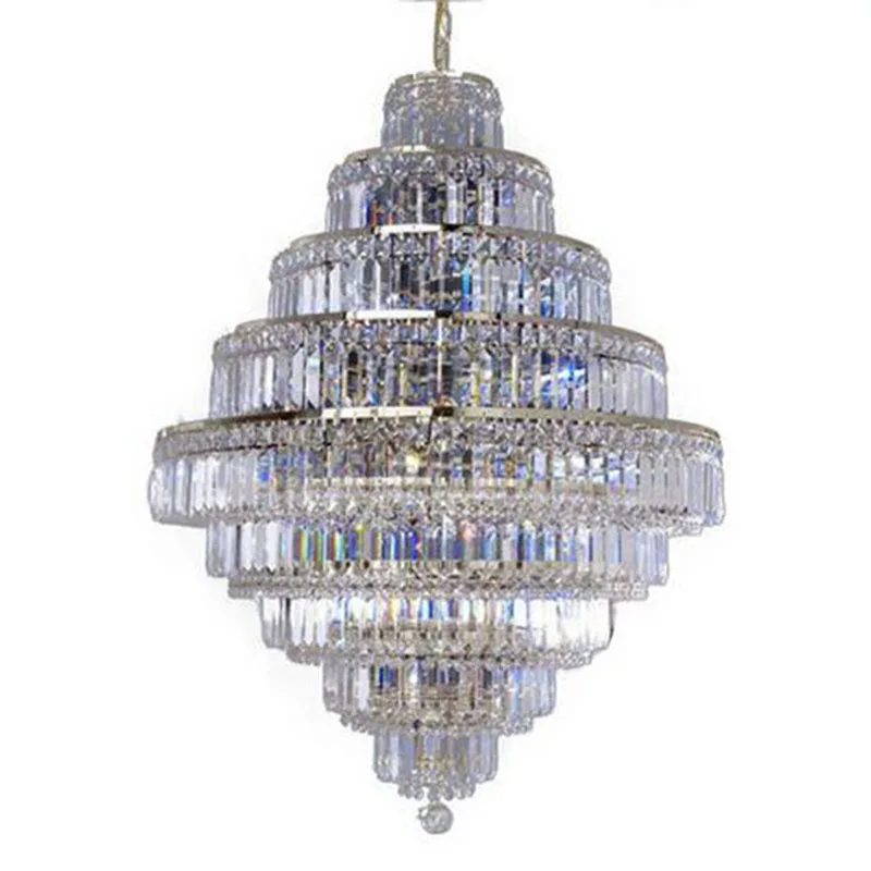 

Manggic K9 Crystal Chandelier Luxury Lighting Gold Lamp body Chrome Room Lighting Fixtures Brightness LED Chandelier Lights