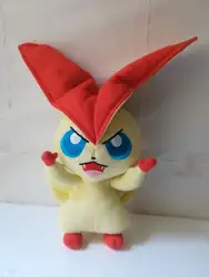 Около 25 см аниме Рисунок Victini Плюшевые игрушки Мягкая кукла детские игрушки подарок на день рождения w1428