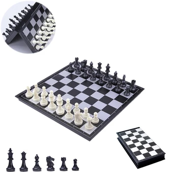 

Magnetic Chess Travel Chess Set With Folding Chess Board Educational Toys For Kids And Adults Chess Board Set