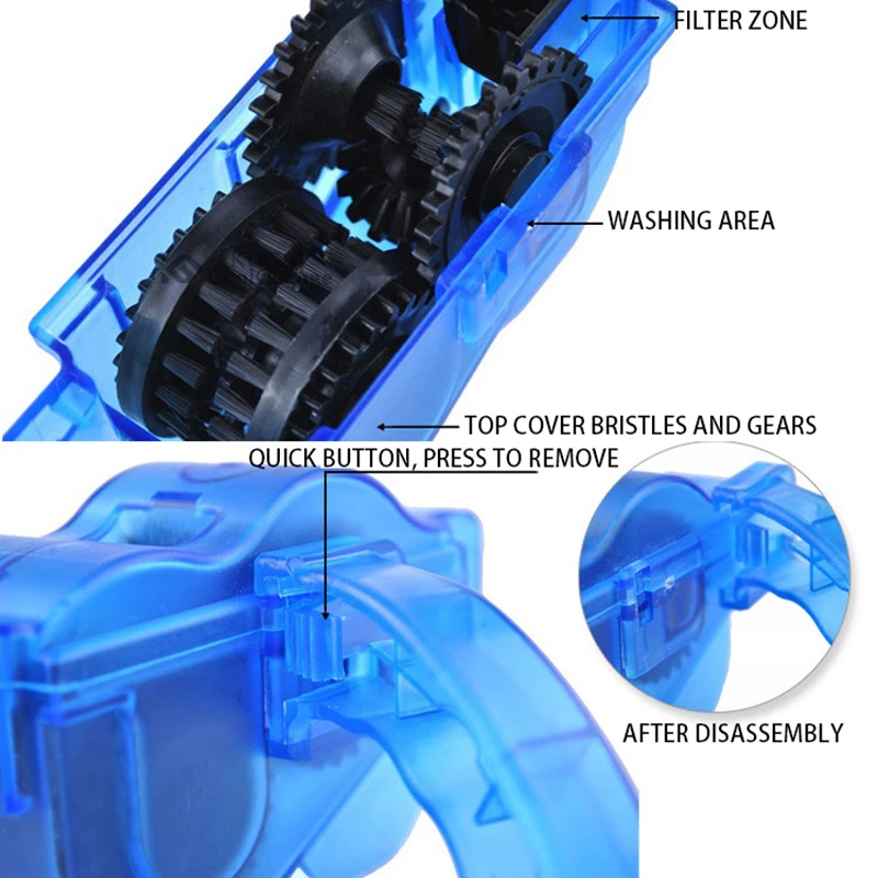 Защита велосипедной цепи, очиститель, инструмент для ремонта велосипеда, щетки, скруббер, набор для мытья, профессиональный дорожный MTB велосипед, велосипедная цепь, набор инструментов для очистки