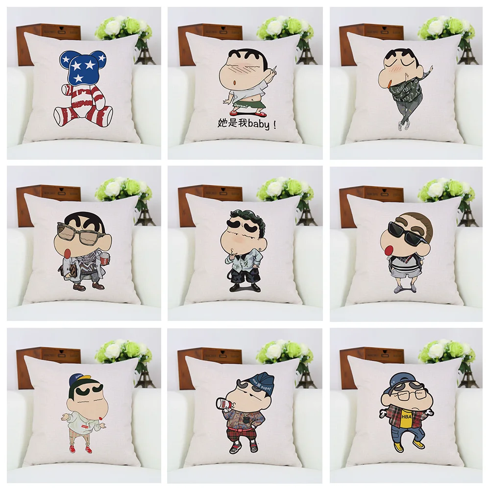 Crayon Shin Chan Cover Bantal Creative Lucu Jepang Animasi Kartun Crayon Shin Chan Cover Bantal Creative Lucu Jepang Animasi Kartun