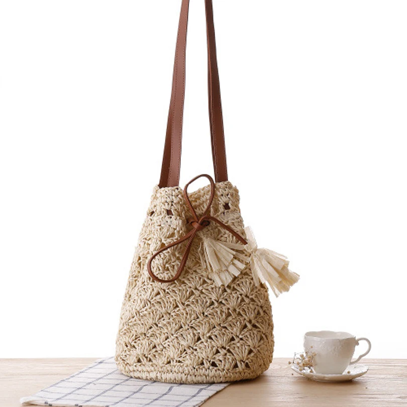 Summer Straw Crossbody Bags