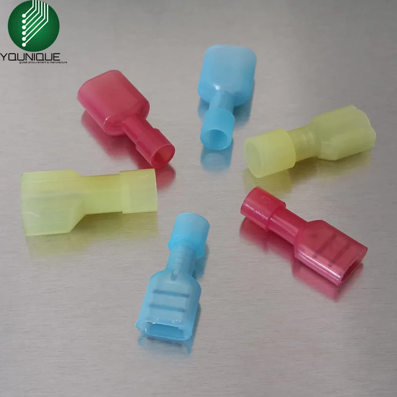 10-12 GAUGE 25 PK NYLON QUICK DISCONNECT MALE .250 AWG CONNECTOR CRIMP TERMINAL