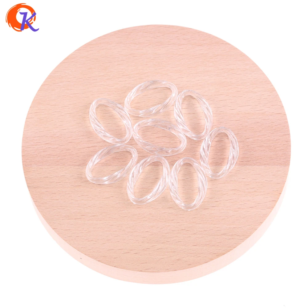 

Cordial Design 32x21mm 430Pcs/Lot Fashion Jewelry Findings/Clear Acrylic Ring Shape Beads/Jewelry Making/Earring Accessories