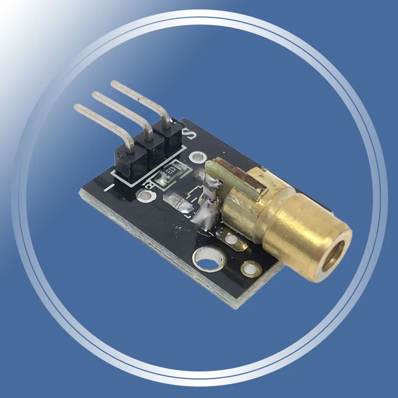 KY 008 650nm Laser sensor Module 6mm 5V 5mW Red Laser Dot Diode Copper Head for Arduinoin