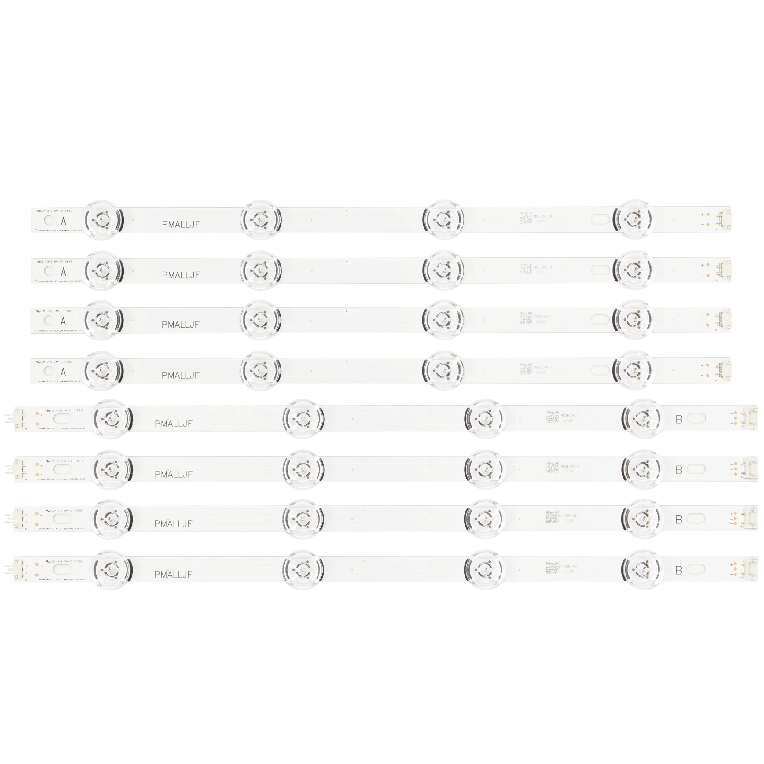 

8pcs/set for LG 42LB LC420DUE 6916L-1909B 6916L-1910B INNOTEK DRT 3.0 42 A B 6916L-1956E 1957E 1910A 1909A
