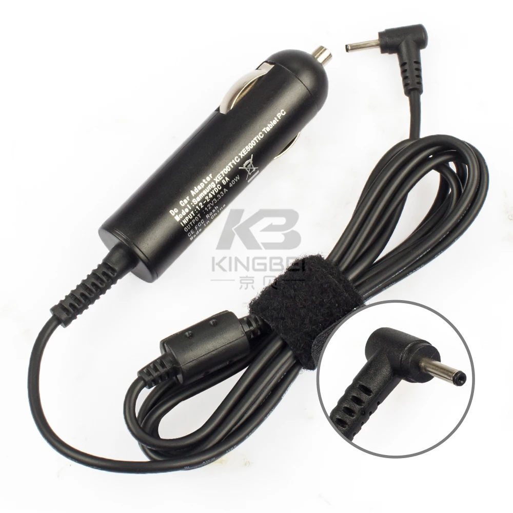 

Top 12V 3.33A DC Car Cigarette Charger Power Adapter For Samsung ATIV Smart PC 500T 1C-A01CN XE500TIC XE500T Pro XE700T1C XE700T