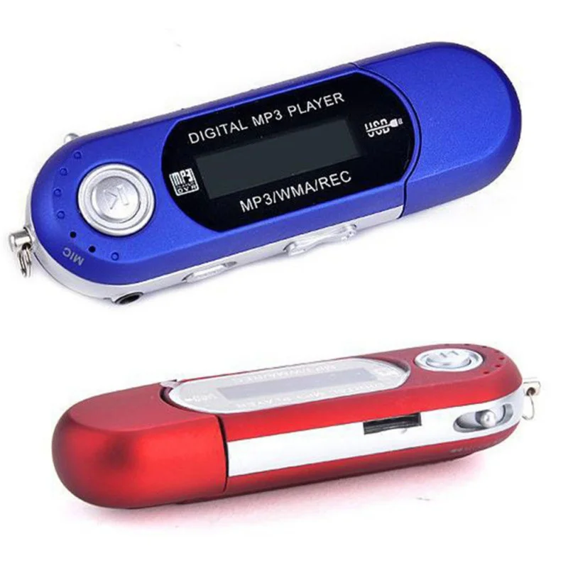 Портативный мини USB флэш MP3 плеер ЖК-экран Поддержка флэш 32 Гб TF слот для карты цифровой mp3 музыкальный плеер FM радио
