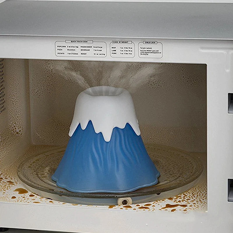 

Volcano Type Microwave Cleaner Cleaner Kitchen Cleaning Small Helper Kitchen dirt Cleaner Can Be Customized Wholesale