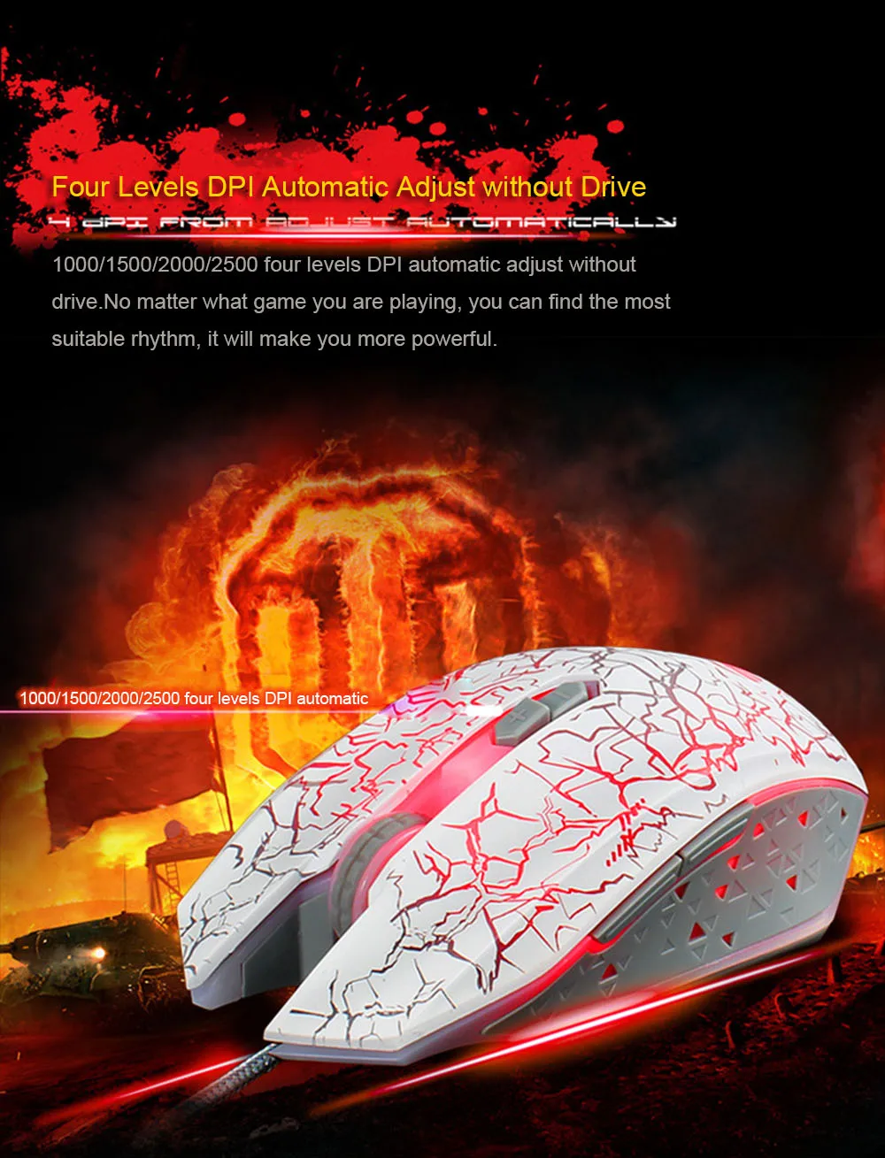 Gaming Mouse 5-X8-P-19