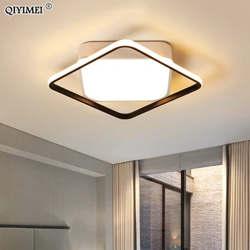 lamparas de techo led para salon blanca