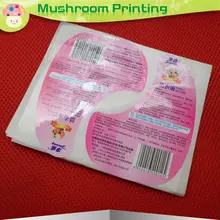 Оригинальная наклейка прозрачная/Прозрачная Клейкая пластиковая ПВХ печать полноцветная