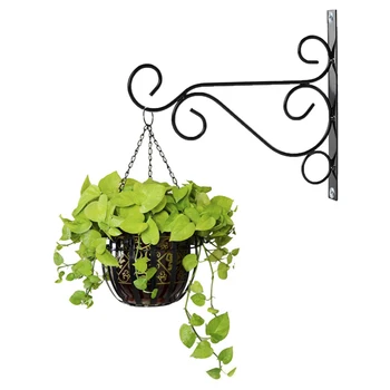 

35*28cm Wall Wind Chimes Hangers Plant Hanging Bracket Hook Bracket with Screws Garden Supplies Flower Pots