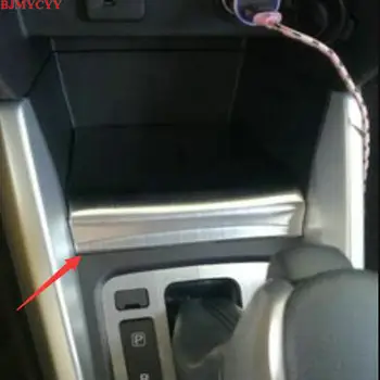 

BJMYCYY Car Central Storage Box Panel Trim Decoration Sticker cover For SUZUKI Vitara 2016 Car Styling auto accessories