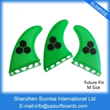Free Delivery Future Fins Inexperienced Honeycomb Fin M Dimension Surfboard Fin Future Fundamental Tri Fin set