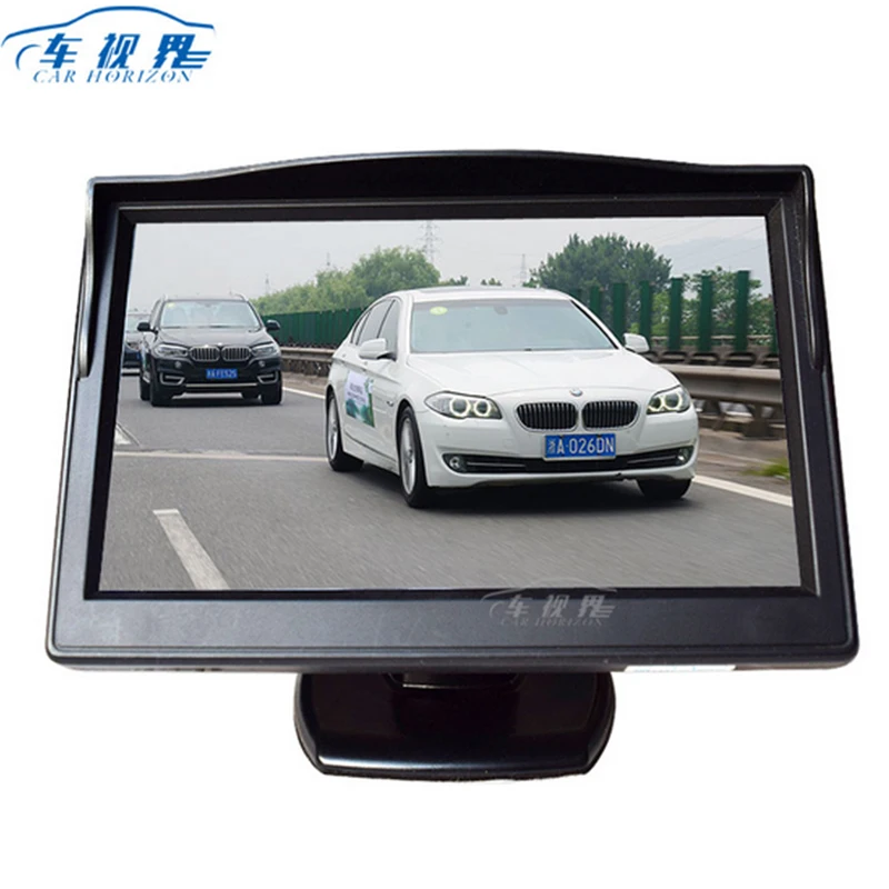

5" Car Monitor TFT LCD 5.0 Inch 480X272 16:9 Screen 2 Way Video Input HD Digital Colorful For Rear View AV Inpt car electronics