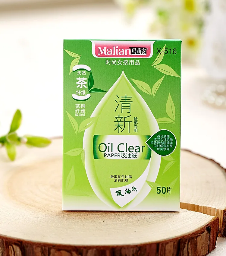 

Green Tea Facial Absorbent Paper 50pcs/bag Farewell Oil Face Cleanser Deep Black Head Remover Acne Treatment Face Tools Beauty