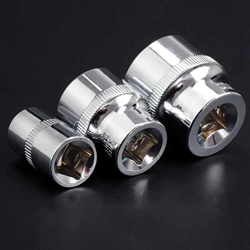

6mm-24mm Series Hexagonal Standard 3/8 Inch Short Sleeve Standard Hexagonal Socket Chrome Vanadium Steel Head Hex Socket Tool
