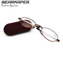 WEARKAPER Марка Новые Складные Очки Для Чтения Мужчины Женщины Óculos де грау Очки С Case + 1.0 + 1.5 + 2.0 2.5 3.0