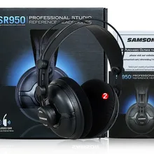 SAMSON SR950 профессиональные студийные справочные мониторные наушники, динамическая гарнитура с закрытым ушком