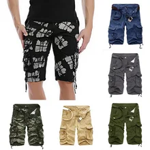 Litthing шорты Карго Мужские Классные камуфляжные летние хлопковые повседневные мужские шорты Удобная брендовая одежда камуфляжные мужские шорты Карго