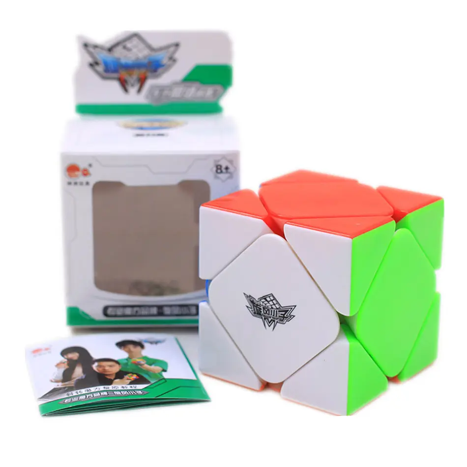 

Cyclone Boy Magnetic Skew Cube 3x3 Skew Magic Cube 3Layers Magnetic Speed Cube Professional Puzzle Toys For Children Kids Gift