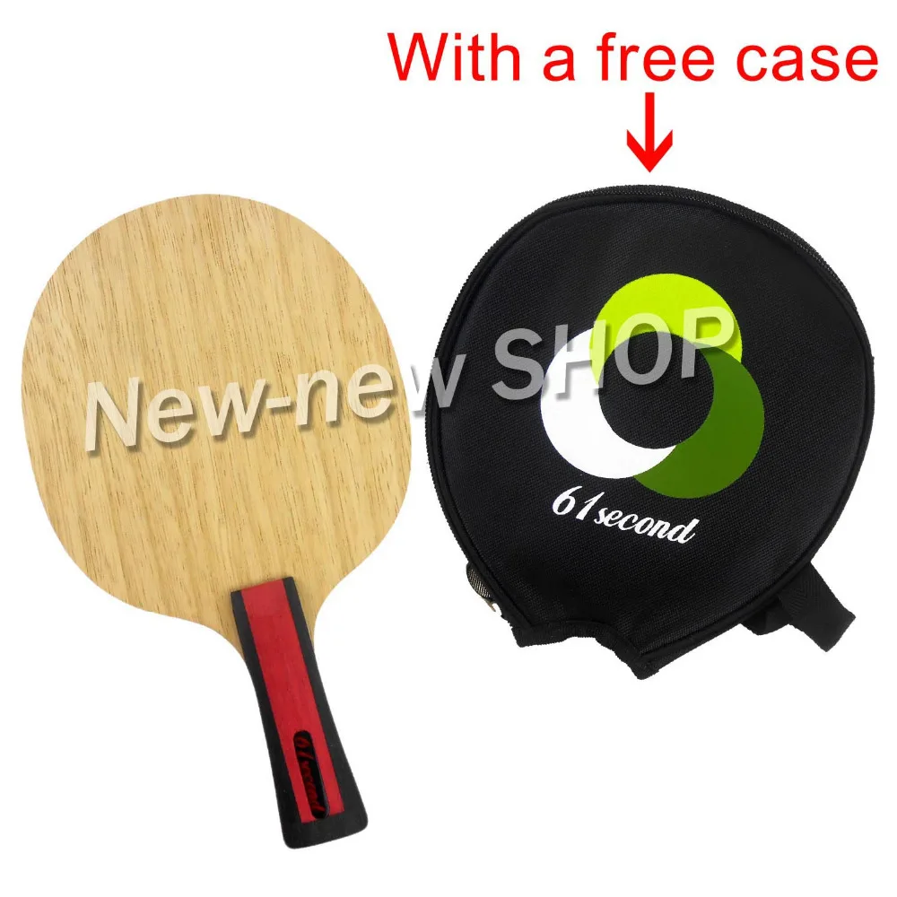 61second 3004 Blade with DHS NEO Hurricane 2 and NEO Hurricane 3 Rubbers for a Racket Shakehand long handle FL