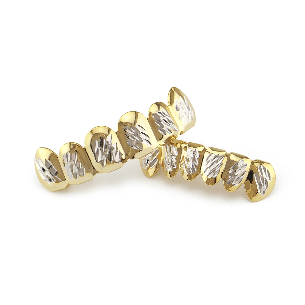 OMYFUN Заводская распродажа хип хоп GRILLZ зубные грили колпачки для зубов двойной