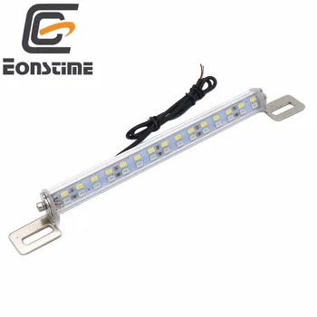 

Eonstime 1pcs 12V/24V Super Brightness Brake Parking Reverse Lights 15W 30LED Bar Brake Lights Tail Rear License Plate Lamp