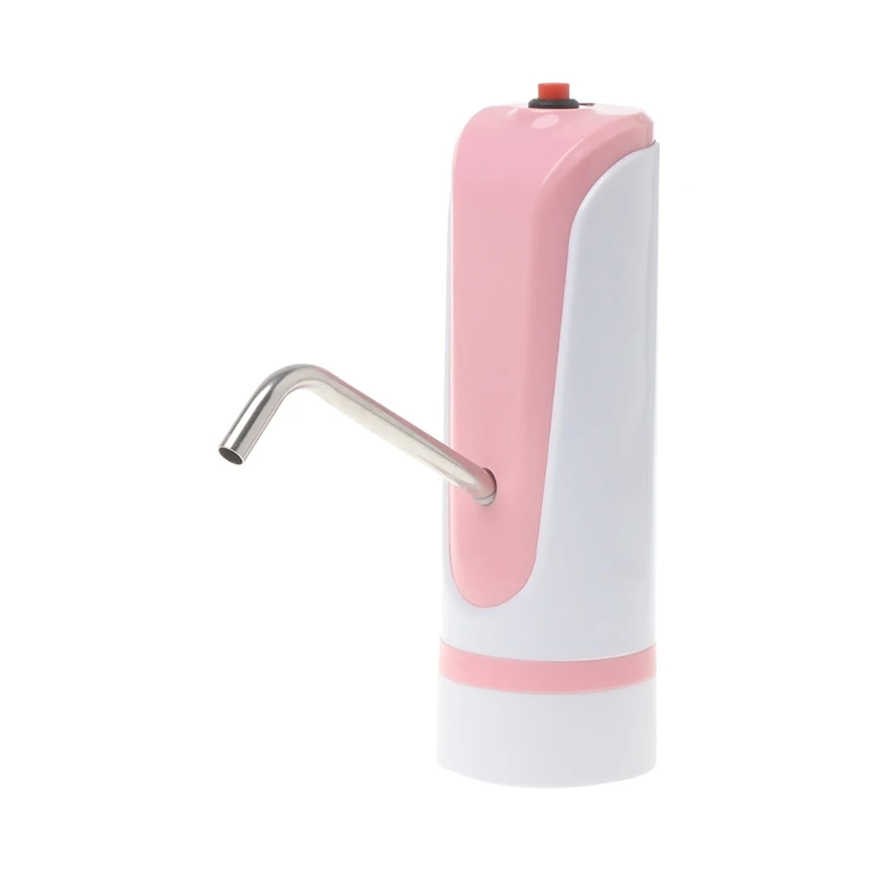 Автоматический электрический портативный диспенсер для водяного насоса галлон питьевой дозатор для бутылки - Цвет: Pink