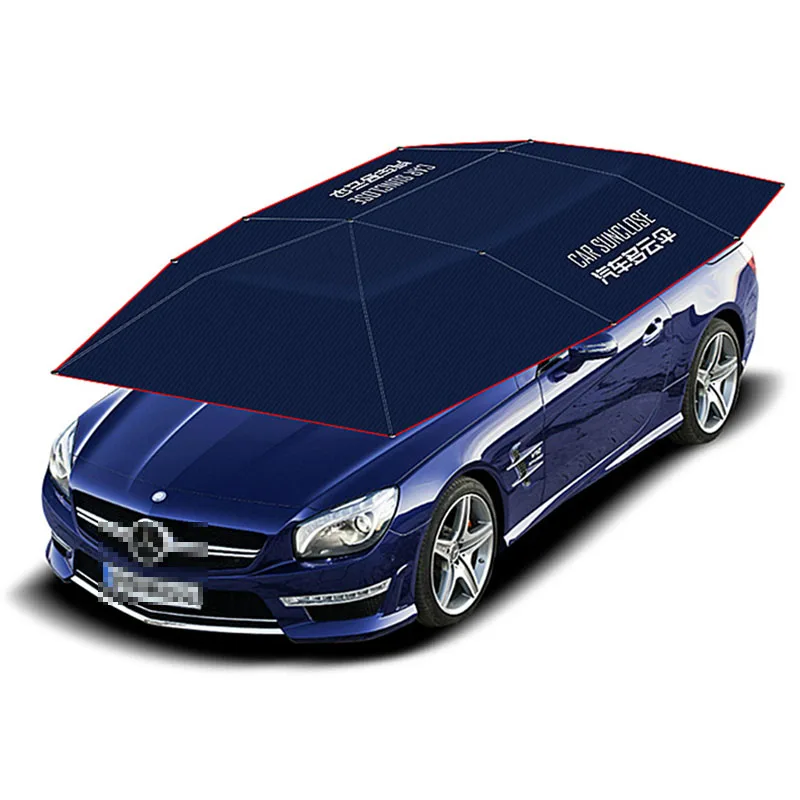 

Automobile sun shading block Full automatic remote control Folding and stretching Mobile parking shed Sun insulation