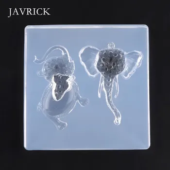 

Crystal UV Epoxy Silicone Mold Handmade DIY Jewelry Transparent Resin Elephant Shape Crafts Mould Jewelry Making Tool