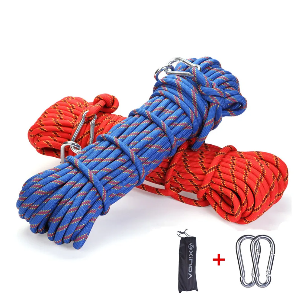 

10mm outdoor rescue rope, high-strength mountaineering safety rope, outdoor activity equipment, multi-function outdoor rope