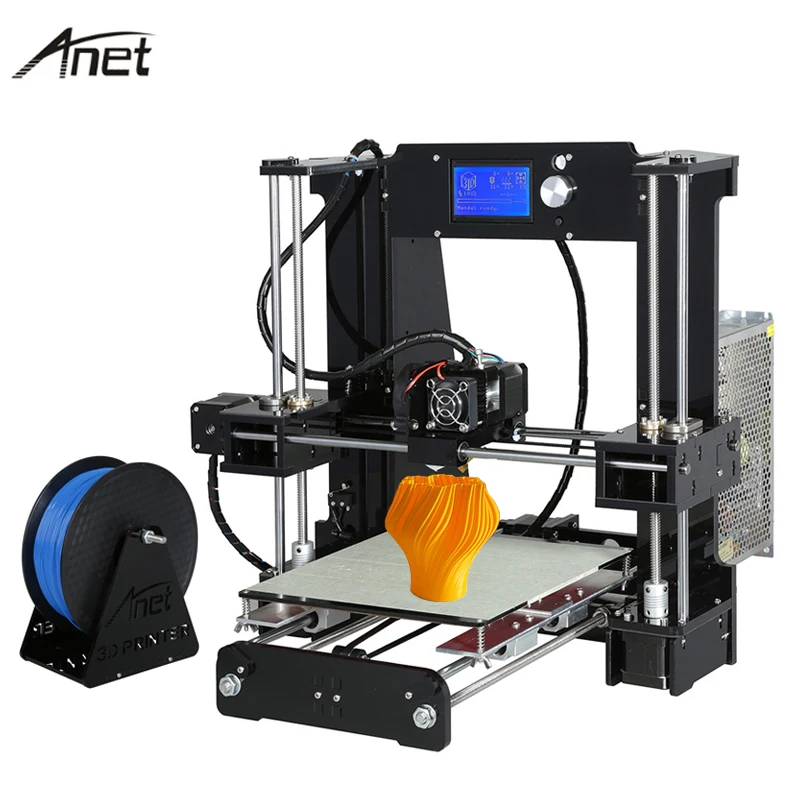 Anet Авто выравнивание A6 Impresora 3d принтер Высокая Точность Алюминий горячей