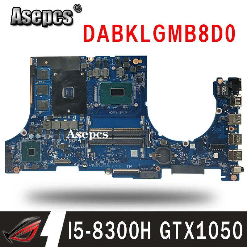 Материнская плата для ноутбука For Asus DABKLGMB8D0 материнская Gaming FX504G оригинальная I5-8300H