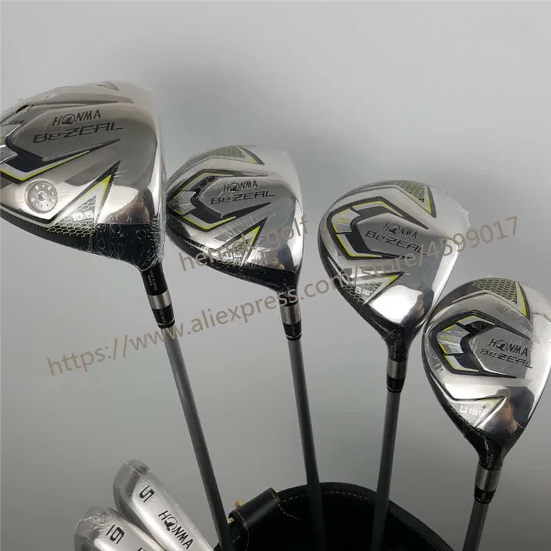 Новый 525 клюшки для гольфа HONMA BEZEAL 525 полный набор HONMA Golf driver. Дерево. утюги. клюшка для клюшек графитовая клюшка для гольфа без сумки