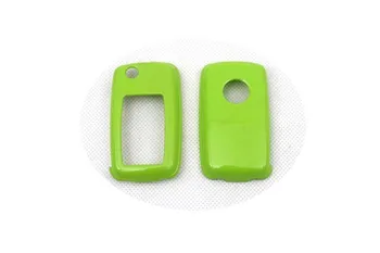 

Hard Plastic Keyless Remote Key Protection Case Cover (Gloss Green) For VW Volkswagen MK4 / MK5