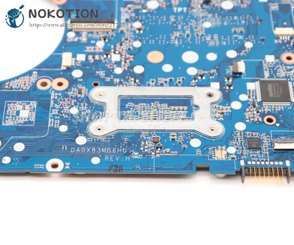 Материнская плата NOKOTION для ноутбука HP 450 G4 470 основная DA0X83MB6H0 SR2ZU i5 7200U