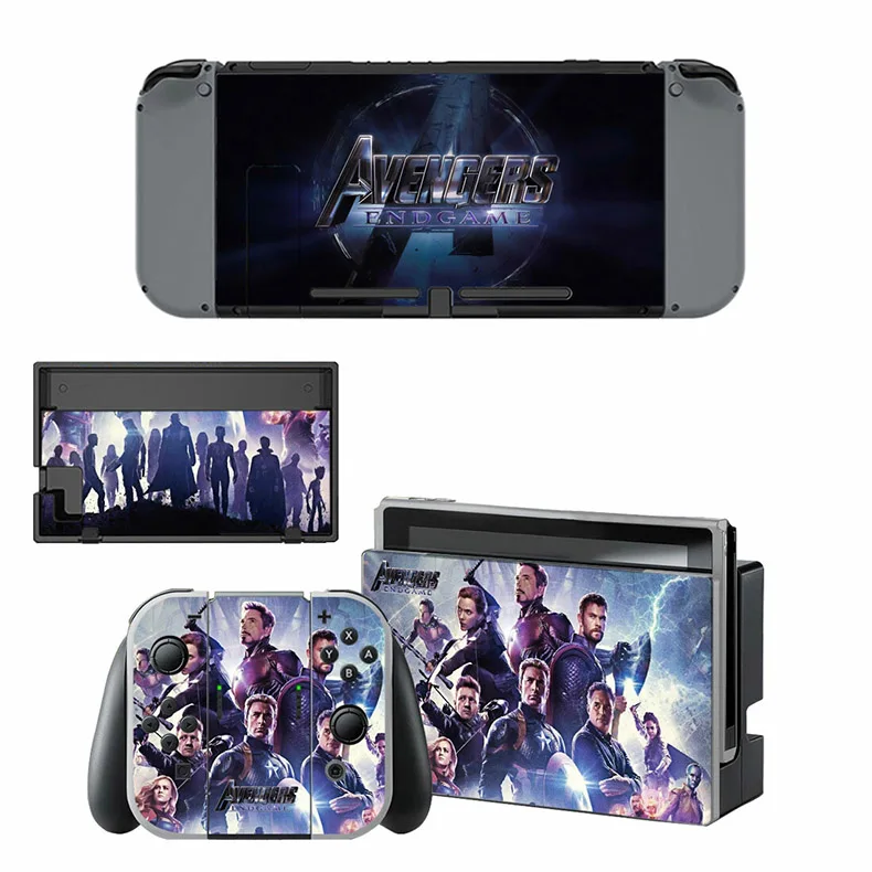 Nindoswitch Skin Avengers: наклейки на выключатели, совместимые с консольный переключатель Nintendo, Joy-Con, контроллер
