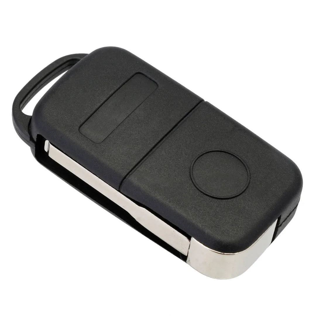Mayitr 1pc 4 Button Key Case Folding Flip Remote Key Fob Case Shell For Mercedes Benz ML320 ML55 AMG
