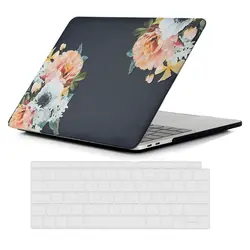 Для нового MacBook Air 13 дюймов мрамор случае Матовый Жесткий в виде ракушки крышка fit 2018 выпуска A1932 с retina дисплей fit Touch ID