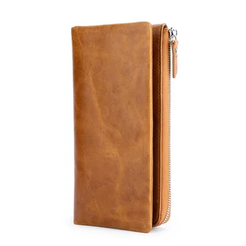 

NEW Bifold Unisex Women Men Wallet Cowhide Genuine Leather Long Clutch Money Purse Phone ID Card Holder Designer Business Gift